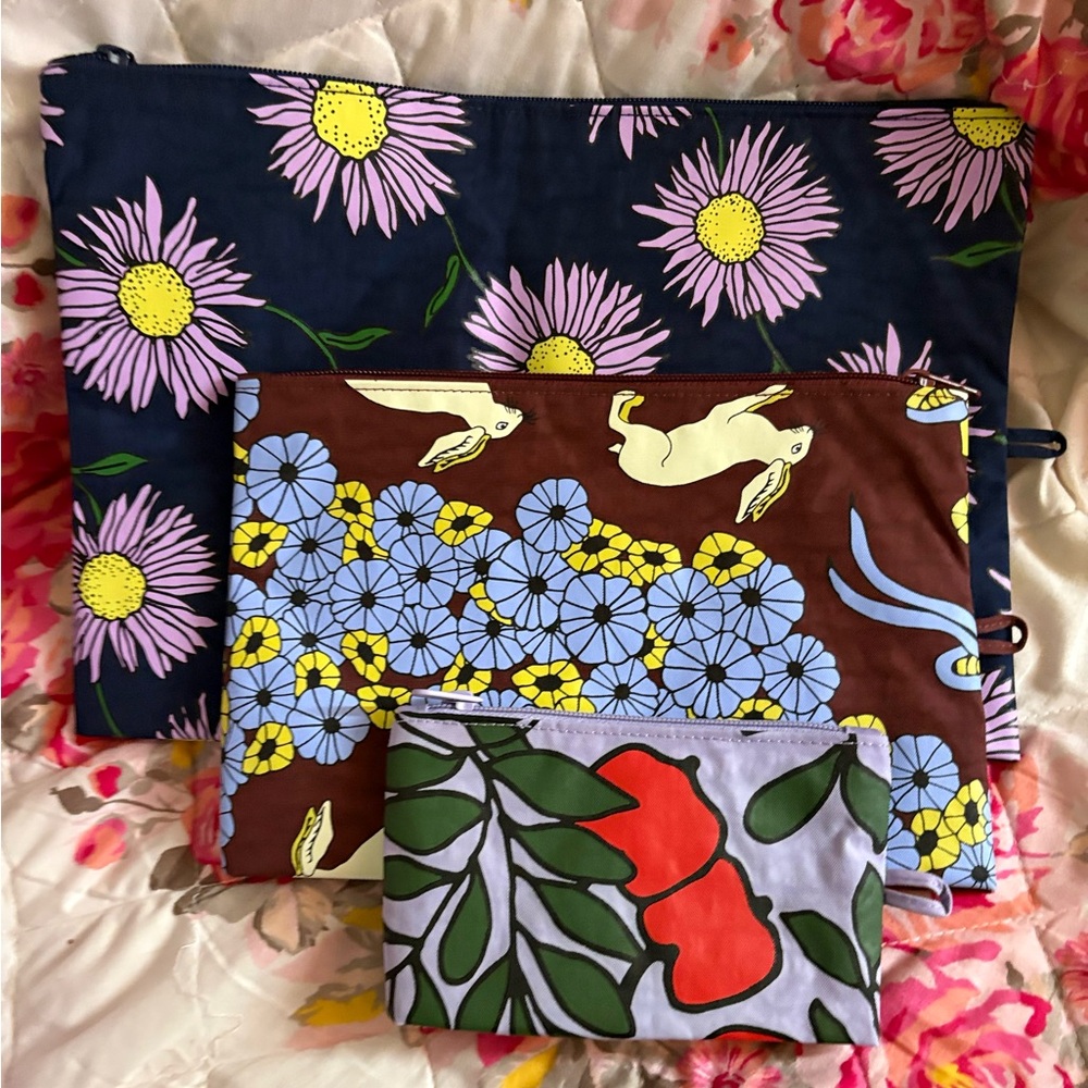 Baggu Go Pouch set